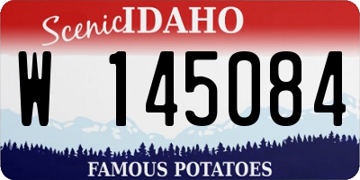 ID license plate W145084