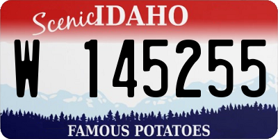 ID license plate W145255