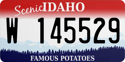 ID license plate W145529