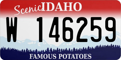 ID license plate W146259