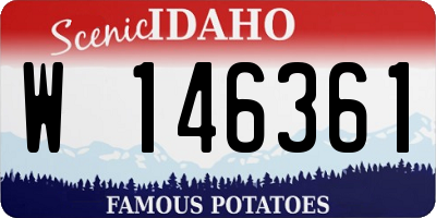 ID license plate W146361