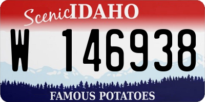 ID license plate W146938