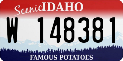 ID license plate W148381