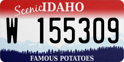 ID license plate W155309