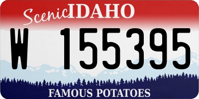 ID license plate W155395