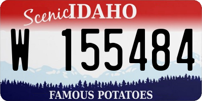 ID license plate W155484