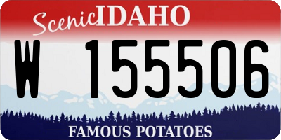 ID license plate W155506