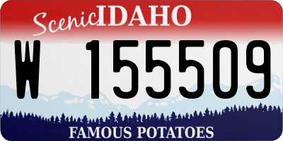 ID license plate W155509