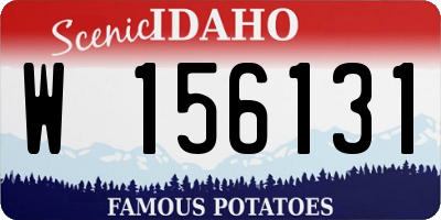ID license plate W156131