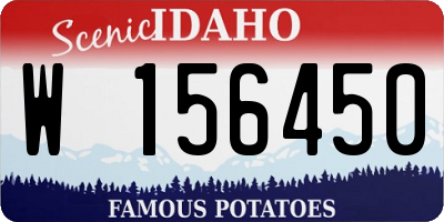 ID license plate W156450