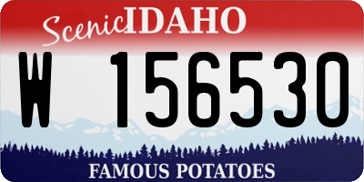 ID license plate W156530