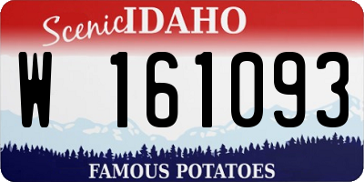 ID license plate W161093