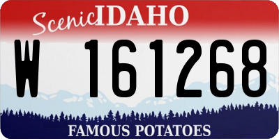 ID license plate W161268
