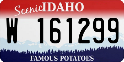 ID license plate W161299