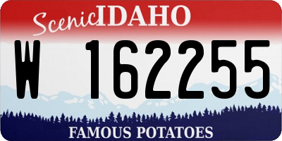 ID license plate W162255