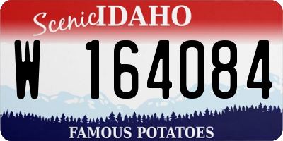 ID license plate W164084