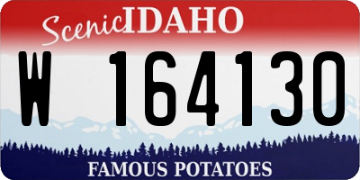ID license plate W164130