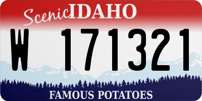 ID license plate W171321