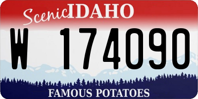 ID license plate W174090