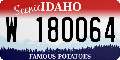 ID license plate W180064