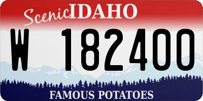 ID license plate W182400