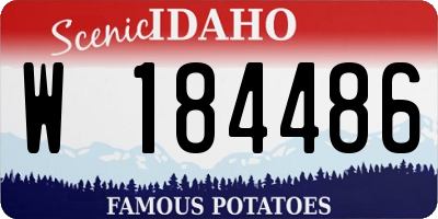 ID license plate W184486