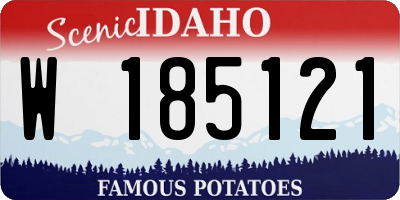 ID license plate W185121