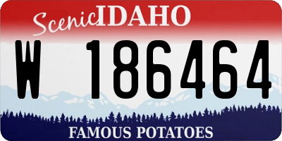 ID license plate W186464