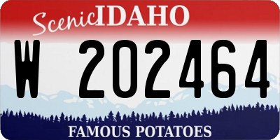 ID license plate W202464