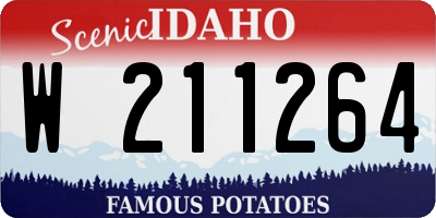 ID license plate W211264