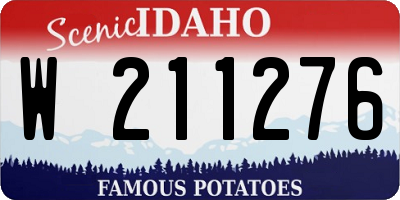 ID license plate W211276