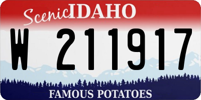 ID license plate W211917