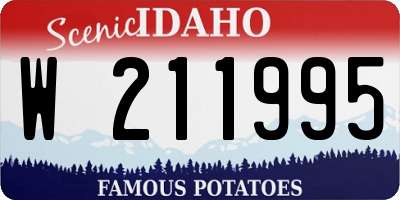 ID license plate W211995