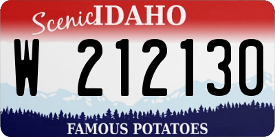 ID license plate W212130