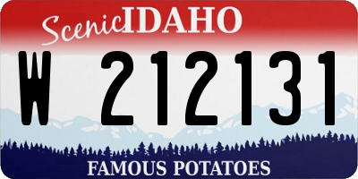 ID license plate W212131