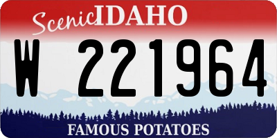 ID license plate W221964