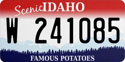 ID license plate W241085
