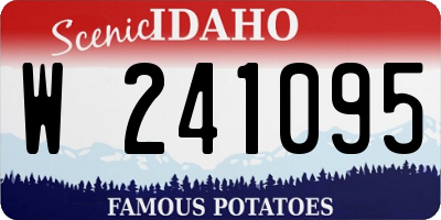 ID license plate W241095