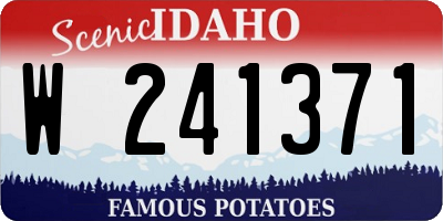 ID license plate W241371
