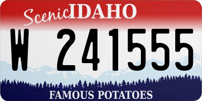 ID license plate W241555