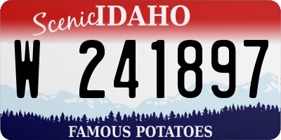 ID license plate W241897