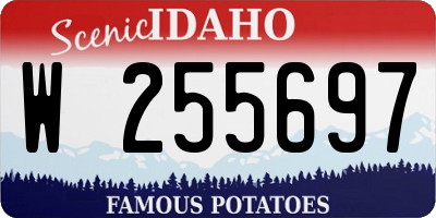 ID license plate W255697