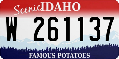 ID license plate W261137