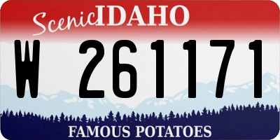 ID license plate W261171