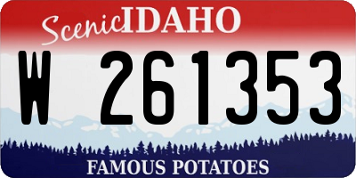 ID license plate W261353