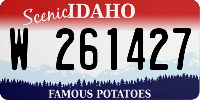 ID license plate W261427