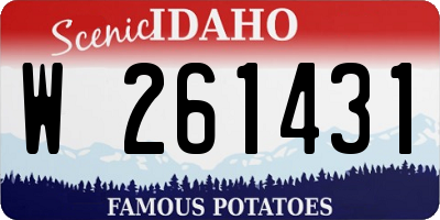 ID license plate W261431