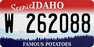 ID license plate W262088
