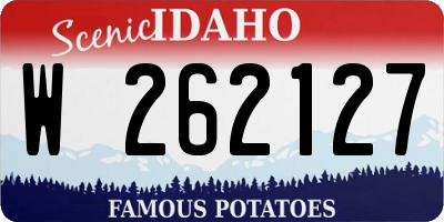 ID license plate W262127