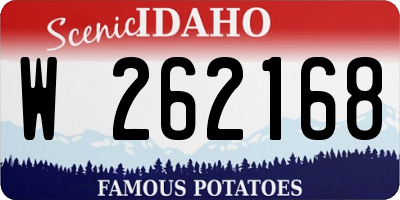 ID license plate W262168